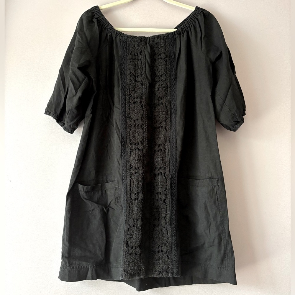Boho Lace Detail Tunic Dress